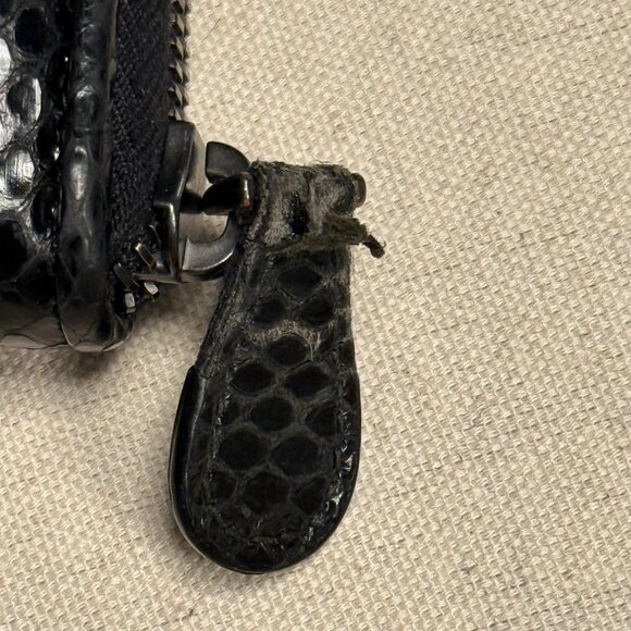 *Ultra Rare* Bottega Veneta Python & Intrecciato Nappa Leather Zip Around Wallet - Picture 5 of 16